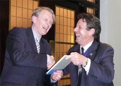 Murray Craig and President Nik Skinitis
